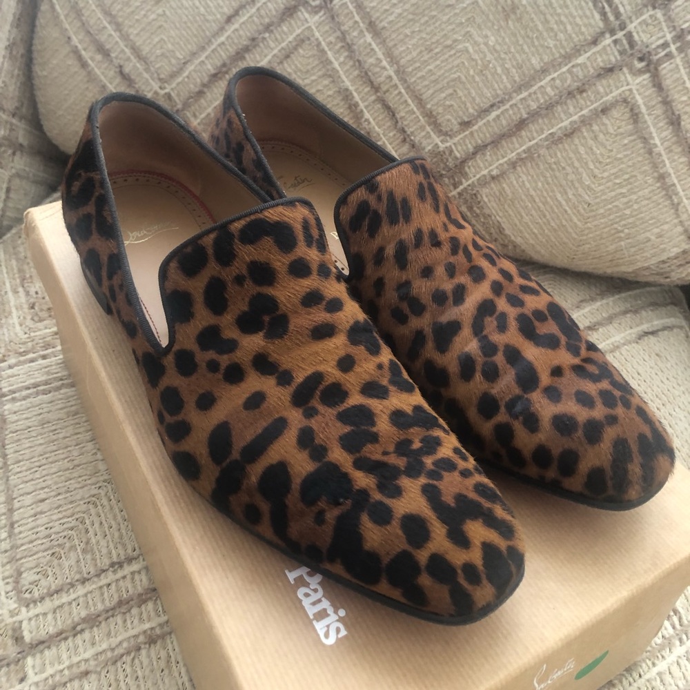 Christian Louboutin dandelion leopard 40.5